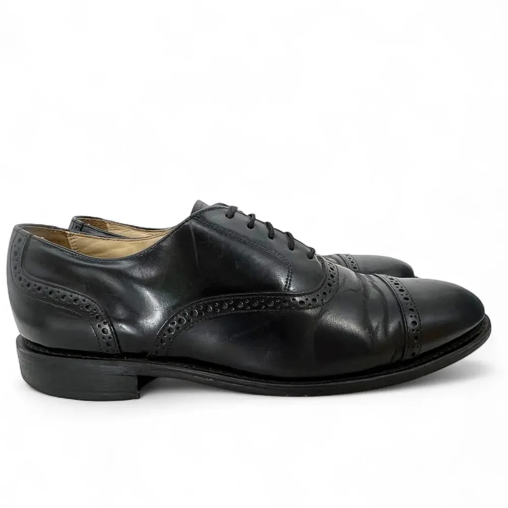 BOSTONIAN Impression Men's Black Leather Oxford Dress Shoes 9.5  Event Office